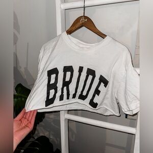 ✨BRIDES✨ Bride Crop Top